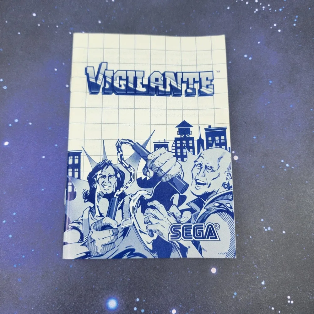 Vigilante Sega Master System 1989 Arcade Beat Em Up CIB 7023 Tonka